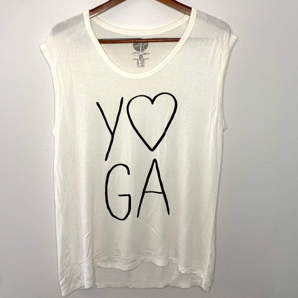 Loyal Army yoga love top